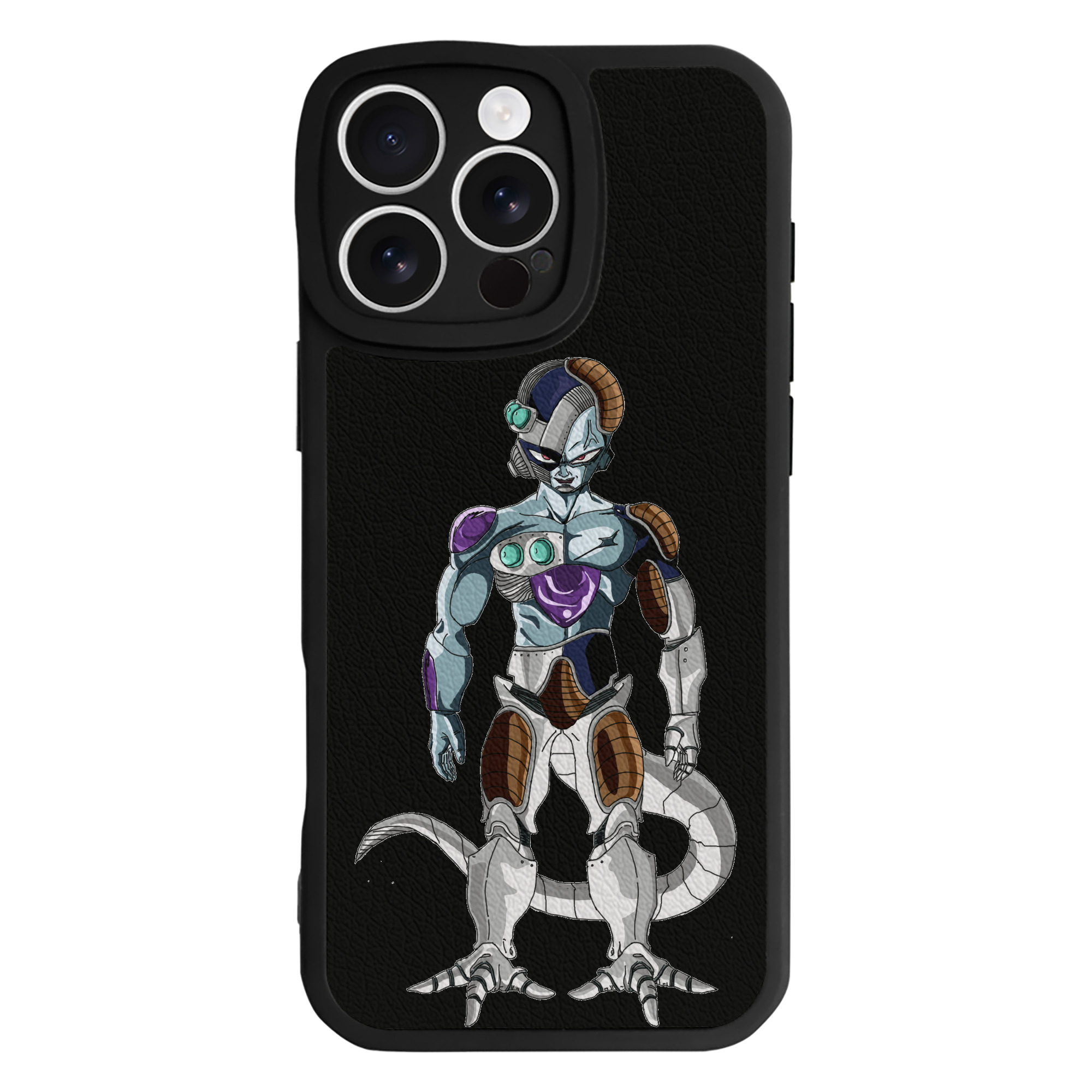 （画像用） ドラゴンボール クウラ DRAGON BALL Cooler Coora 【iPhone 16シリーズ対応】シリコンスマホケース（レザー調） 材質：シリコン